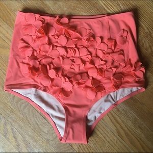 NWOT Kortni Jeane Petal Swim Bottoms